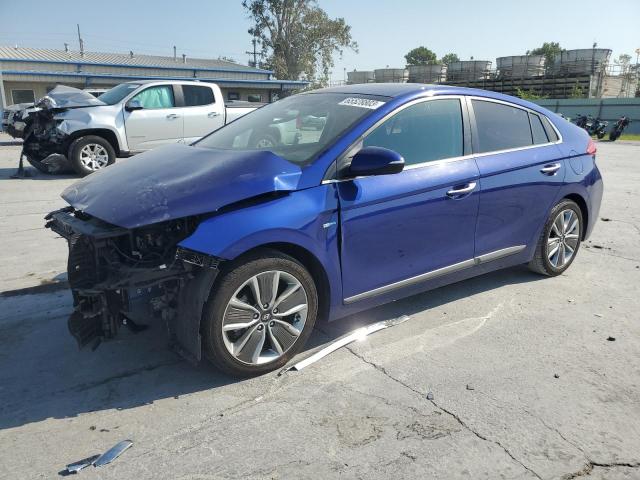 KMHC05LC2KU117439 - 2019 HYUNDAI IONIQ LIMITED BLUE photo 1