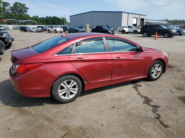 5NPEB4AC3EH823211 - 2014 HYUNDAI SONATA GLS RED photo 3