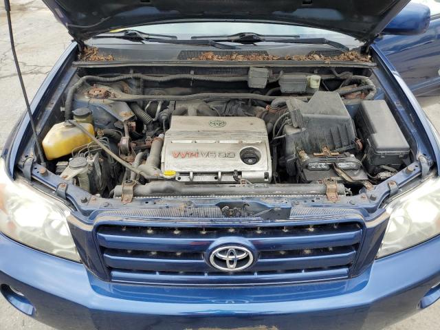 JTEEP21A270219634 - 2007 TOYOTA HIGHLANDER SPORT BLUE photo 12