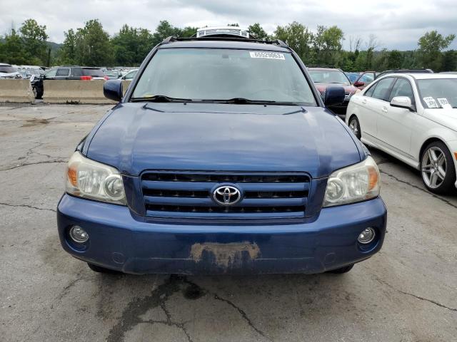 JTEEP21A270219634 - 2007 TOYOTA HIGHLANDER SPORT BLUE photo 5