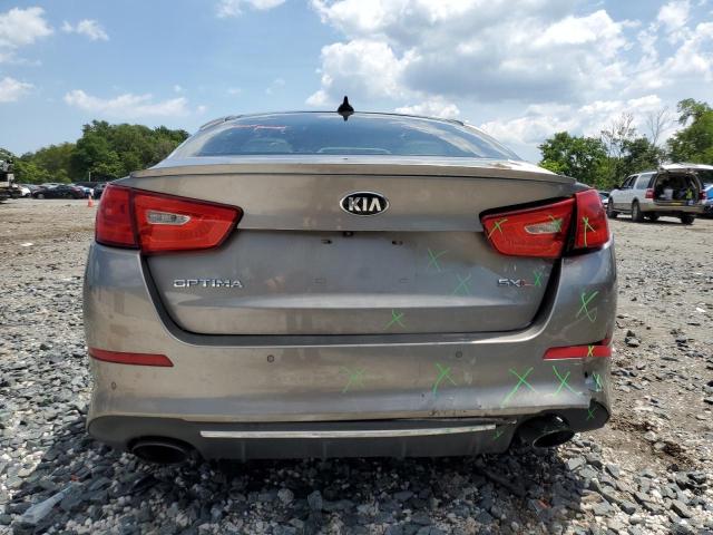 5XXGR4A69FG425528 - 2015 KIA OPTIMA SX GRAY photo 6