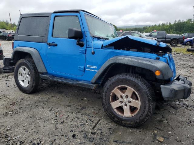 1C4AJWAG1CL154414 - 2012 JEEP WRANGLER SPORT BLUE photo 4