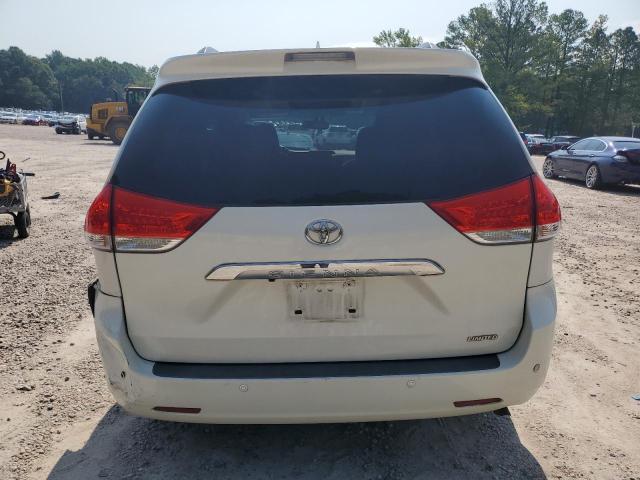 5TDYK3DC5BS173161 - 2011 TOYOTA SIENNA XLE WHITE photo 6