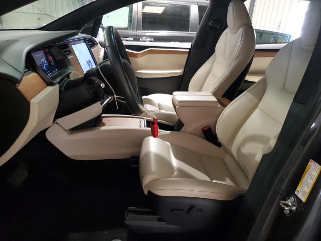 5YJXCAE20LF237499 - 2020 TESLA MODEL X GRAY photo 7