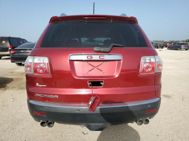 1GKER13738J163276 - 2008 GMC ACADIA SLE RED photo 6