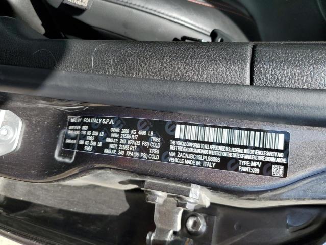 ZACNJBC15LPL98093 - 2020 JEEP RENEGADE TRAILHAWK Szary zdjęcie 14