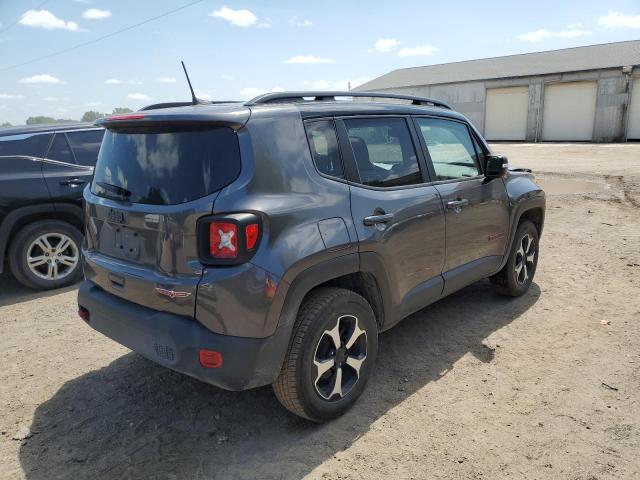 ZACNJBC15LPL98093 - 2020 JEEP RENEGADE TRAILHAWK Szary zdjęcie 3