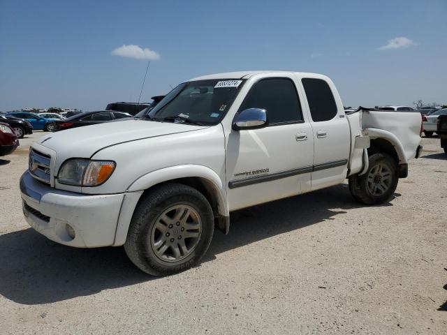 5TBRT34123S434059 - 2003 TOYOTA TUNDRA ACCESS CAB SR5 WHITE photo 1