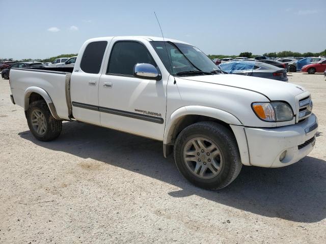 5TBRT34123S434059 - 2003 TOYOTA TUNDRA ACCESS CAB SR5 WHITE photo 4