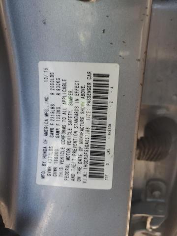 1HGCR2F55GA057088 - 2016 HONDA ACCORD SPORT SILVER photo 12