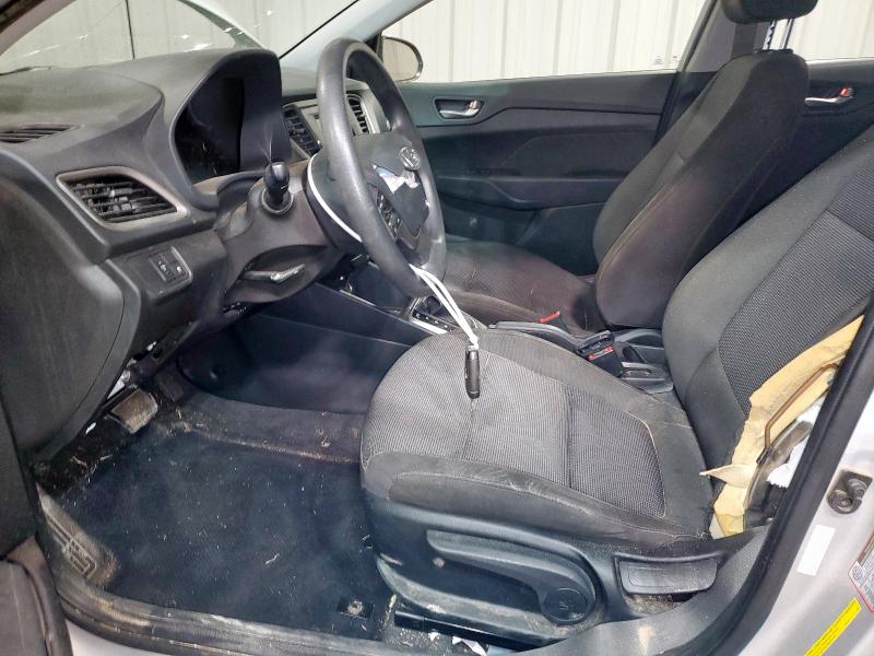 3KPC24A61ME134904 - 2021 HYUNDAI ACCENT SE SILVER photo 7