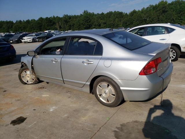 JHMFA36218S024968 - 2008 HONDA CIVIC HYBRID GRAY photo 2