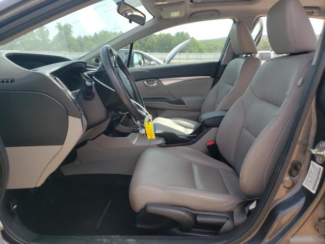 2HGFB2F9XDH513636 - 2013 HONDA CIVIC EXL ნაცრისფერი ფოტო 7