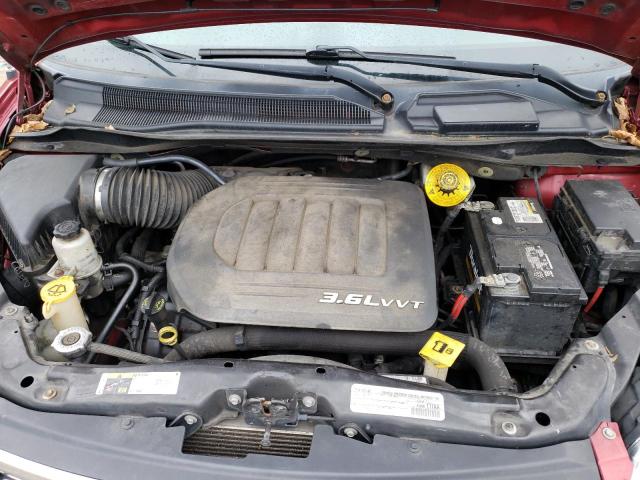 2C4RC1BG6FR694366 - 2015 CHRYSLER TOWN & COU TOURING RED photo 12