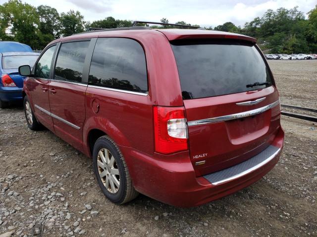 2C4RC1BG6FR694366 - 2015 CHRYSLER TOWN & COU TOURING RED photo 2