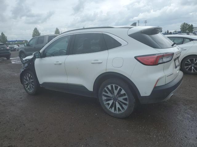 1FMCU9DZ0MUA71305 - 2021 FORD ESCAPE TITANIUM WHITE photo 2