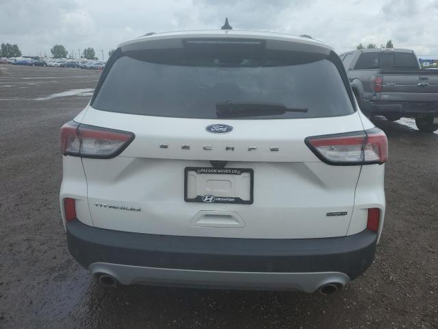1FMCU9DZ0MUA71305 - 2021 FORD ESCAPE TITANIUM WHITE photo 6