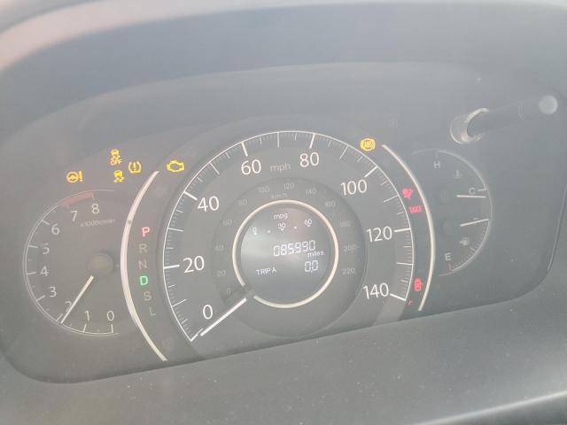 5J6RM4H58GL110042 - 2016 HONDA CR-V EX BURGUNDY photo 9