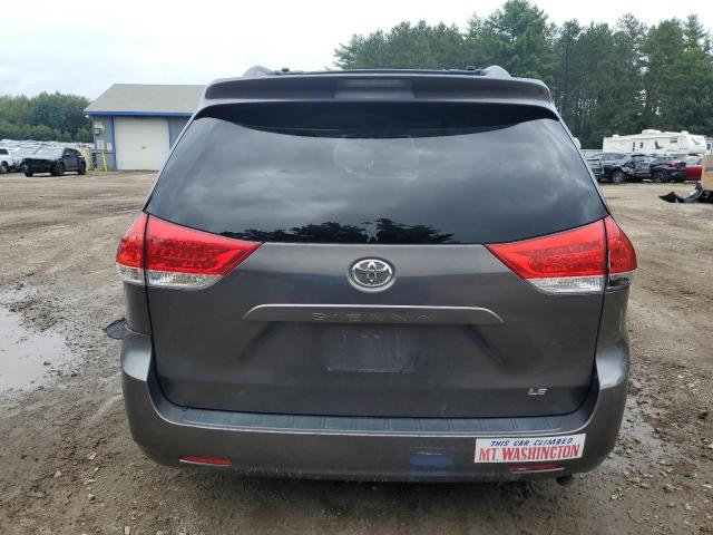 5TDKK3DC0ES473667 - 2014 TOYOTA SIENNA LE GRAY photo 6