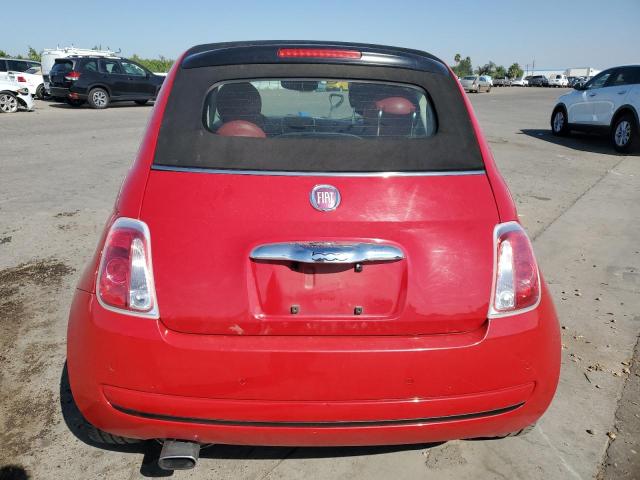 3C3CFFLR3HT569646 - 2017 FIAT 500 POP RED photo 6