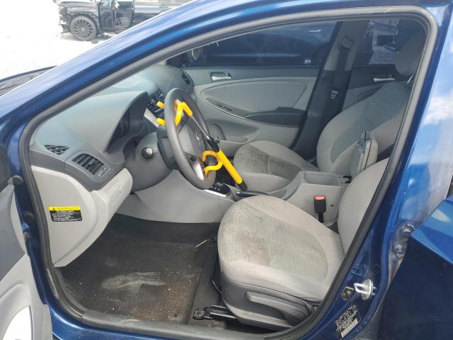 KMHCT4AE0HU254751 - 2017 HYUNDAI ACCENT SE BLUE photo 7