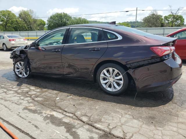 1G1ZD5STXMF003886 - 2021 CHEVROLET MALIBU LT ბურგუნდია ფოტო 2