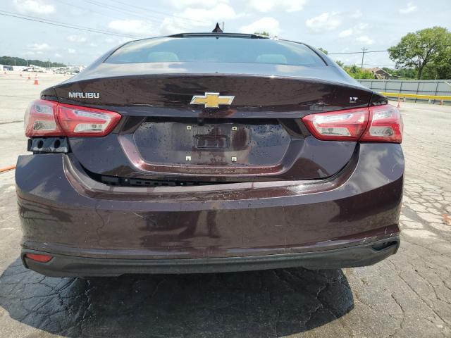 1G1ZD5STXMF003886 - 2021 CHEVROLET MALIBU LT ბურგუნდია ფოტო 6