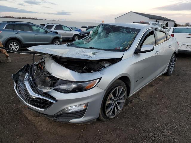 1G1ZG5ST6LF056834 - 2020 CHEVROLET MALIBU RS SILVER photo 2