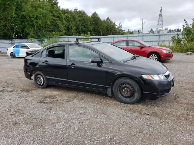 2HGFA16639H014462 - 2009 HONDA CIVIC LX-S BLACK photo 4