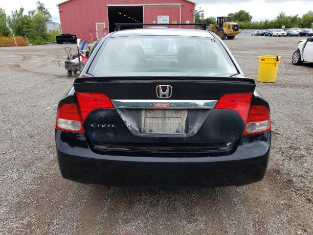 2HGFA16639H014462 - 2009 HONDA CIVIC LX-S أسود صورة 6