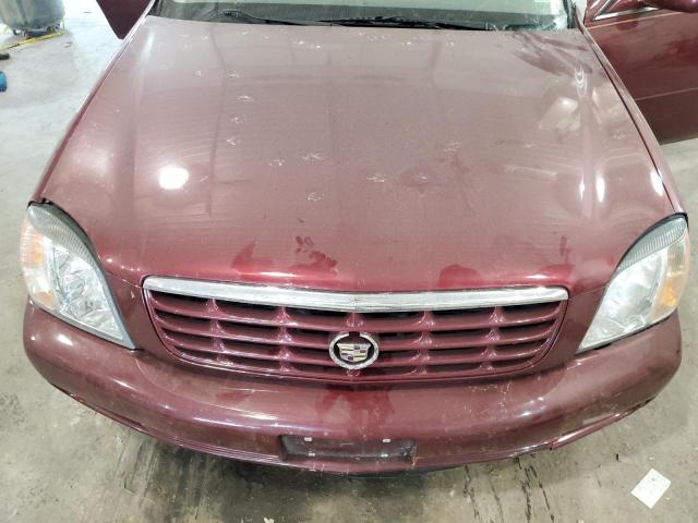 1G6KF579X2U121593 - 2002 CADILLAC DEVILLE DTS RED photo 11