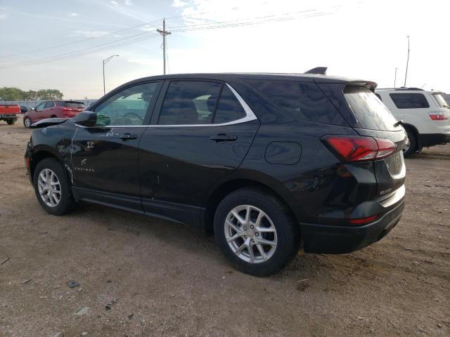 3GNAXUEG8PL245971 - 2023 CHEVROLET EQUINOX LT BLACK photo 2