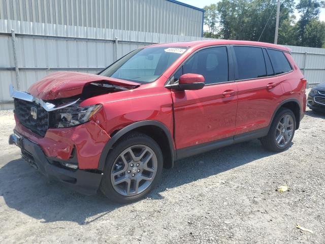 5FNYF8H53PB006144 - 2023 HONDA PASSPORT EXL RED photo 1