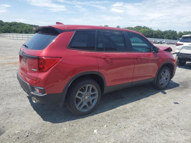 5FNYF8H53PB006144 - 2023 HONDA PASSPORT EXL RED photo 3