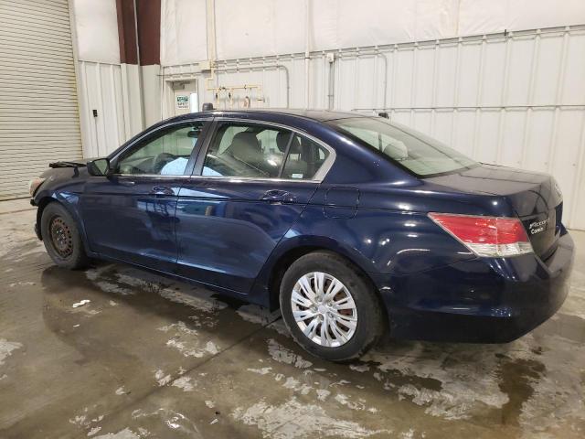 1HGCP26379A055446 - 2009 HONDA ACCORD LX BLUE photo 2