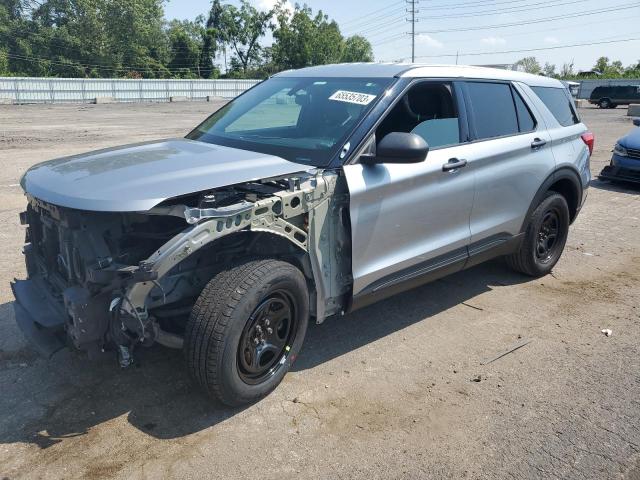 1FM5K8AB5LGC62960 - 2020 FORD EXPLORER POLICE INTERCEPTOR SILVER photo 1