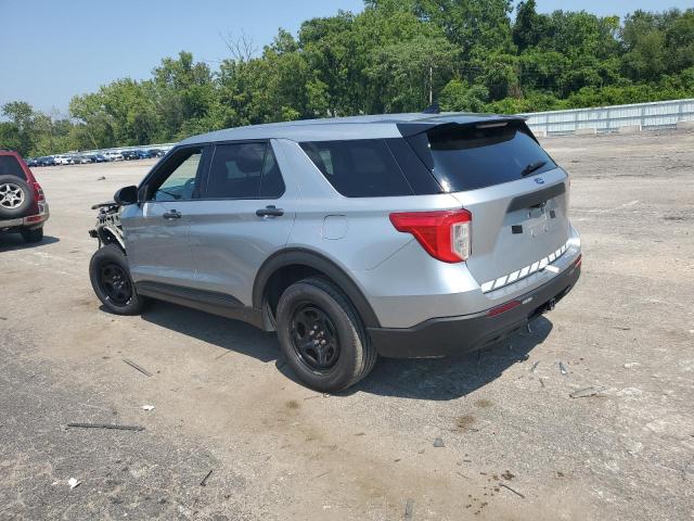 1FM5K8AB5LGC62960 - 2020 FORD EXPLORER POLICE INTERCEPTOR SILVER photo 2