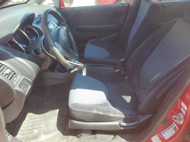 JHMGD38607S029430 - 2007 HONDA FIT S RED photo 7