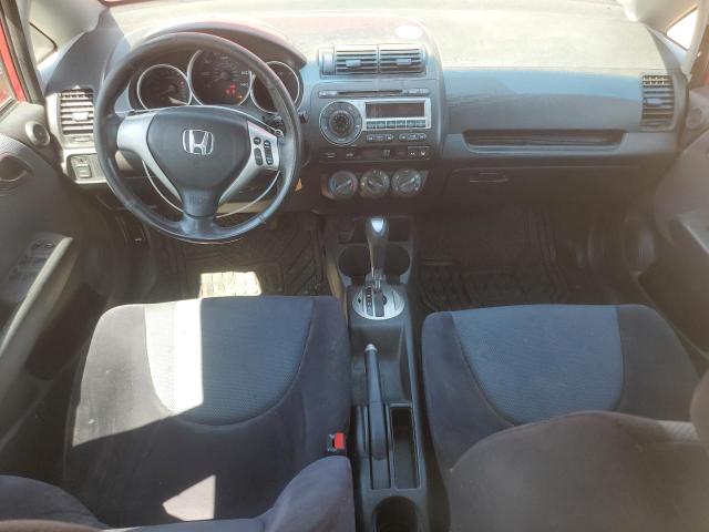 JHMGD38607S029430 - 2007 HONDA FIT S RED photo 8