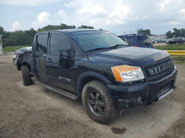 1N6BA0EC4FN500423 - 2015 NISSAN TITAN S BLACK photo 4