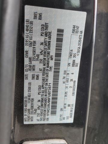 1FMCU9J96FUB73571 - 2015 FORD ESCAPE TITANIUM BLACK photo 13