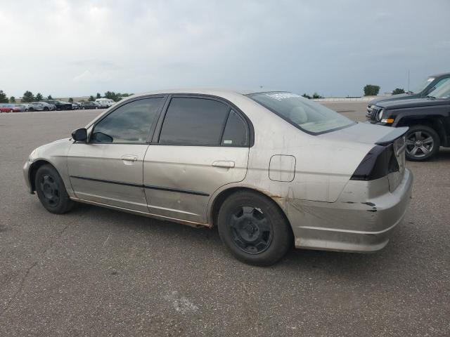 JHMES96645S023159 - 2005 HONDA CIVIC HYBRID TAN photo 2