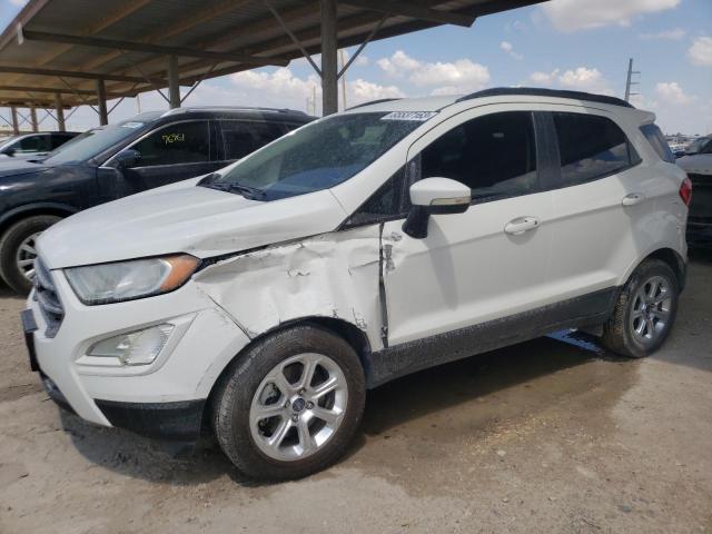 MAJ3P1TEXJC174427 - 2018 FORD ECOSPORT SE WHITE photo 1
