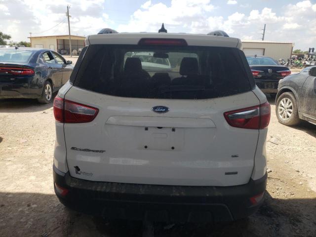 MAJ3P1TEXJC174427 - 2018 FORD ECOSPORT SE WHITE photo 6