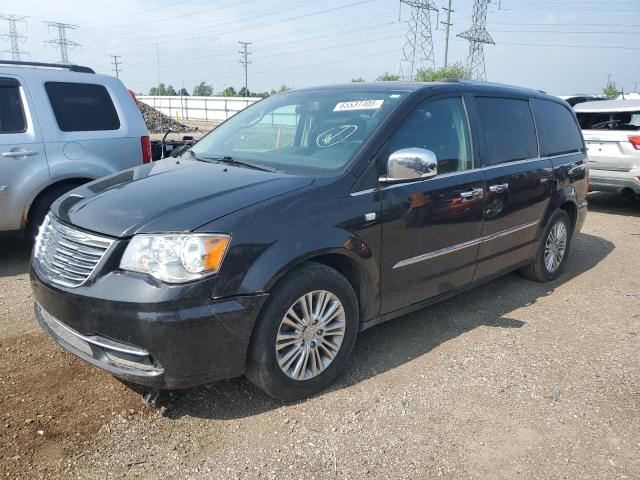 2C4RC1CG0ER248789 - 2014 CHRYSLER TOWN & COU TOURING L BLACK photo 1