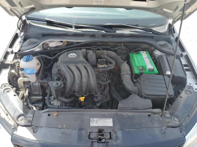 3VW2K7AJ4CM317720 - 2012 VOLKSWAGEN JETTA BASE 银色 照片 11