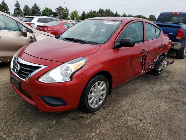 3N1CN7AP4FL892206 - 2015 NISSAN VERSA SL W S RED photo 1