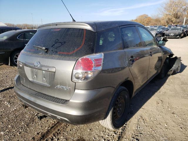 2T1KR32E26C623367 - 2006 TOYOTA MATRIX XR GRAY photo 4