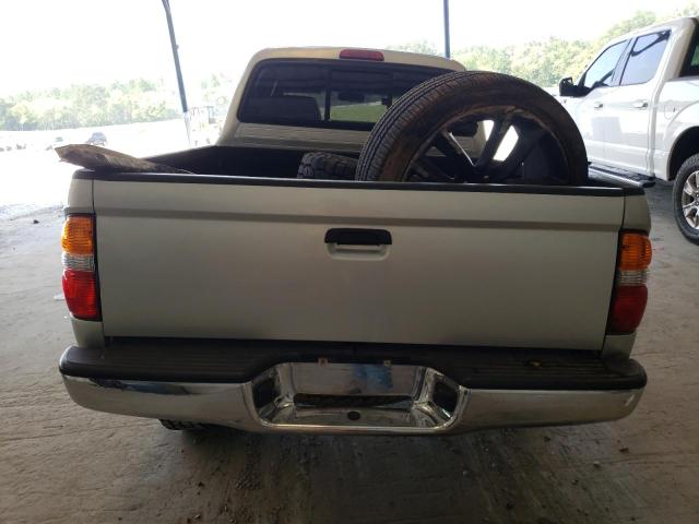 5TEGN92N44Z350024 - 2004 TOYOTA TACOMA DOUBLE CAB PRERUNNER SILVER photo 6