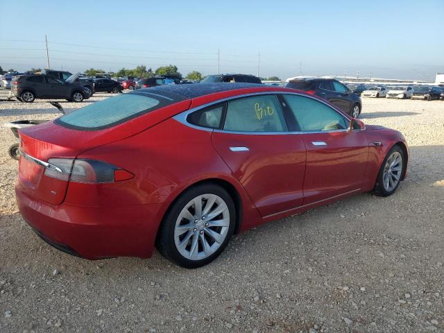 5YJSA1E15HF233821 - 2017 TESLA MODEL S MAROON photo 3